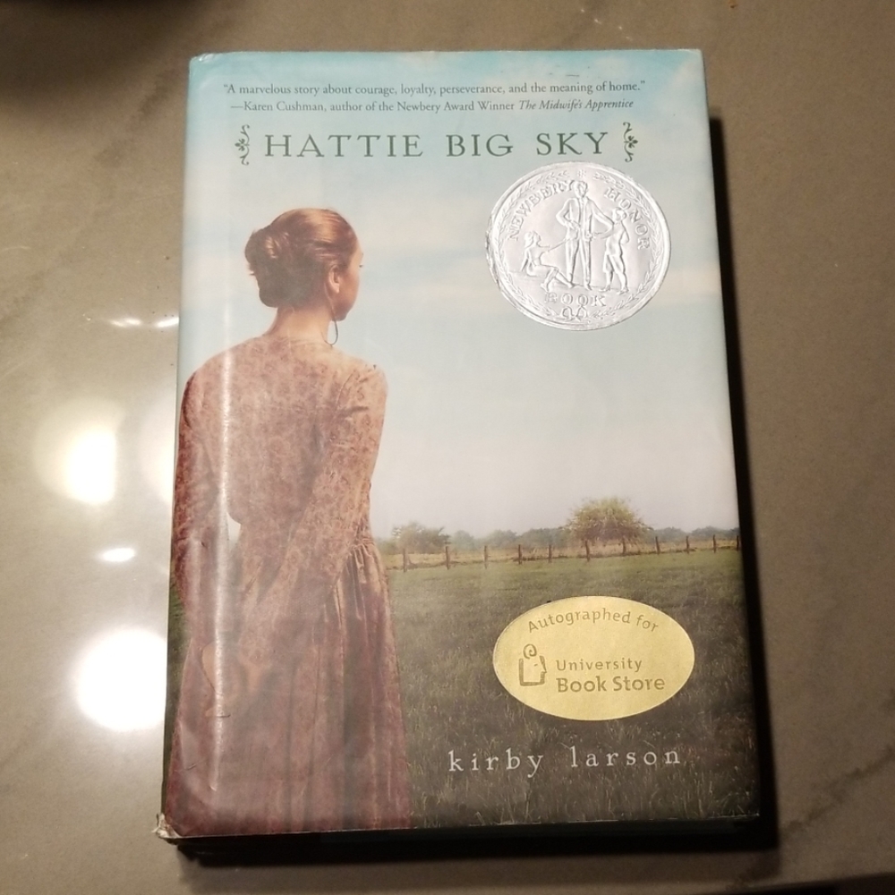 Book, Hattie big sky.
